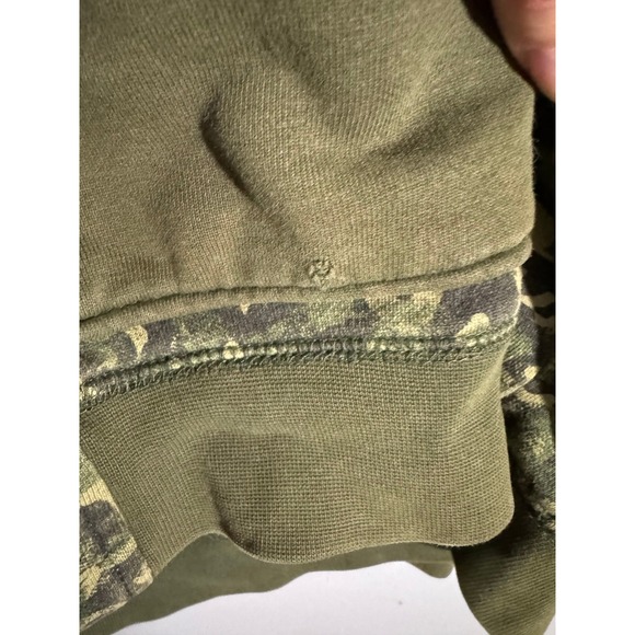 LRG Lifted Research Group camouflage full-zip hoodie pattern orange strings 2XL - Picture 6 of 12